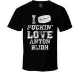 Anton Blidh I Love Boston Hockey Fan T Shirt