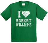 Robert Williams I Heart Boston Basketball Fan T Shirt