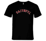 Boston Faithful Baseball Fan Distressed V2 T Shirt