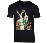 Larry Bird Jump Shot Boston Basketball Fan T Shirt