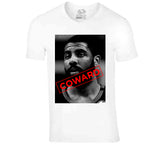 Kyrie Irving Coward Flyer Boston Basketball Fan White T Shirt