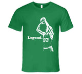 Larry Bird Silhouette Legend Boston Basketball Fan V2 T Shirt