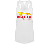 Funny Beat LA in out Parody New England Football Fan T Shirt
