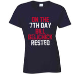 Bill Belichick 7th Day Rest New England Football Fan Distressed T Shirt