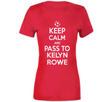 Kelyn Rowe Keep Calm Pass To New England Soccer T Shirt
