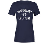 Dynasty New England Vs Everyone New England Football Fan Navy T Shirt