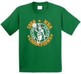 Larry Bird 1984 Boston Basketball Champions Retro T Shirt