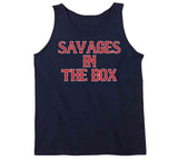 Savages In The Box Boston Baseball Fan T Shirt
