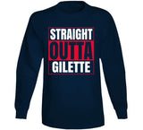 Straight Outta Gillette New England Football Fan T Shirt