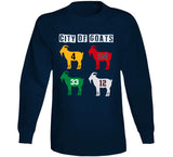 City Of Goats City Of Champions Boston Greats T Shirt