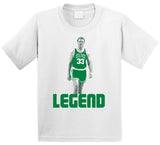 Larry Bird Legend GOAT Boston Basketball Fan T Shirt