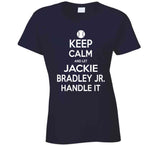 Jackie Bradley Jr Keep Calm Boston Baseball Fan T Shirt