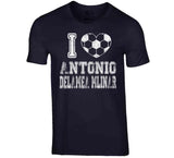 Antonio Delamea Mlinar I Heart New England Soccer T Shirt