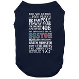 The Legend Of Boston Banner Boston Baseball Fan T Shirt