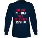 Bill Belichick 7th Day Rest New England Football Fan Distressed T Shirt