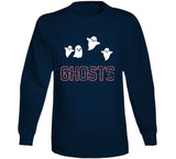 Ghosts New England Defense Football Fan Distressed T Shirt