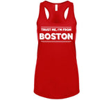Trust Me Im From Boston Baseball Fan T Shirt
