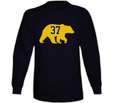 Patrice Bergeron Bear Silhouette 37 Boston Hockey Fan T Shirt